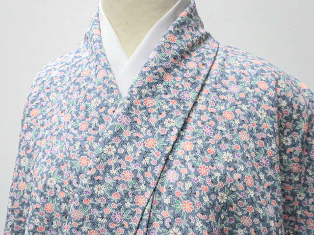 【中古】 リサイクル着物 リサイクル着物 小紋 小花尽くし 身丈約162cm 裄丈約65cm r7z02-114[リサイクル着物 着付け教室 お茶 カジュアル 初詣 袴 お出掛け 街着 観劇 普段着 お食事会 通販 アイディーネット]IDnet