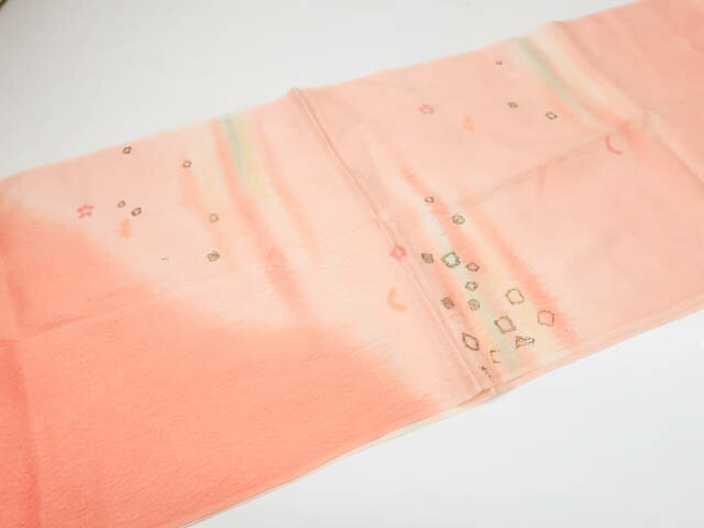 楽天スーパーセール【IDnet】【着物】 和装小物 帯締め 帯揚げ セット 帯締 帯揚 暈し 撚り房 丸組 金糸 25w03-3286【リサイクル】【中古】