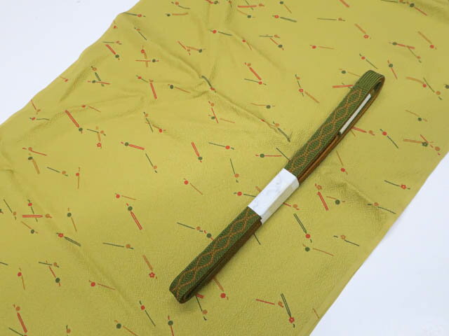 【IDnet】【着物】和装小物　帯締め帯揚げセット　平組　帯締　帯揚　25w03-3674【リサイクル】