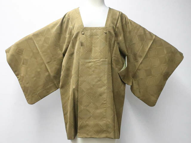 楽天スーパーセール【IDnet】【着物】道行コート 七宝文 身丈約81cm 裄丈約62.5cm 25z03-1445【リサイクル】【中古】