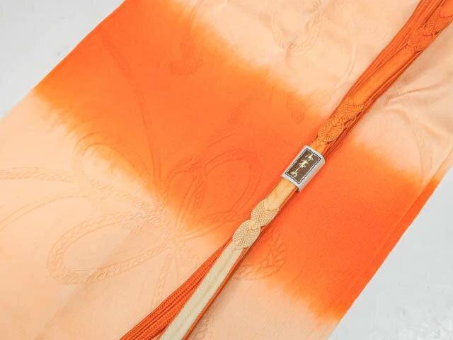 【中古】 リサイクル着物 和装小物 帯締め 帯揚げ セット 帯締 帯揚 暈し 平組 大和組 25w03-4075【リサイクル】IDnet