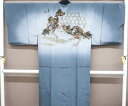 【中古】 リサイクル着物 長襦袢 男物 作家物 落款入り 鳥文 身丈約133cm 裄丈約67.5cm 25z04-1682【リサイクル】IDnet