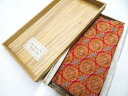 ビッグセール最大80%OFF!【中古】 リサイクル着物 和装小物 クッションカバー 龍村光峯 鳳凰文 木箱入り r7w04-1439[リサイクル着物 和モダン...
