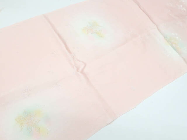 【中古】 和装小物 　帯締め帯揚げセット　帯締　帯揚　丹後ちりめん　縫い取り　...