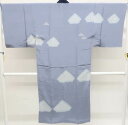【中古】 リサイクル着物 男物 男 長襦袢 幾何学文 絞り 身丈約137cm 裄丈約69cm 25z05-2635【リサイクル】