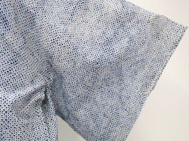 【中古】 リサイクル着物 浴衣 男物 昭和レトロ 総絞り 身丈約154cm 裄丈約68.5cm r7z05-471【リサイクル】IDnet