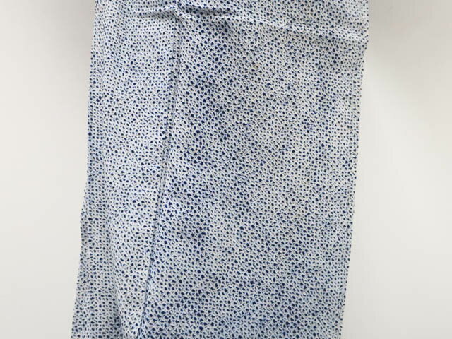 【中古】 リサイクル着物 浴衣 男物 昭和レトロ 総絞り 身丈約154cm 裄丈約68.5cm r7z05-471【リサイクル】IDnet