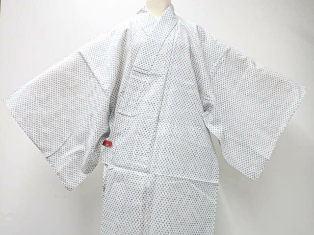 【IDnet】【着物】浴衣 男物 昭和レトロ ゆかた 十字文 身丈約133.5cm 裄丈約66.5cm 25z05-3010【リサイクル】【中古】