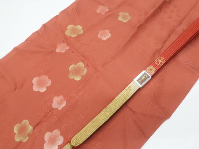 【中古】 和装小物 帯締め帯揚げセット 高麗組 金糸 帯揚 帯締 25w06-7282【リサイクル】IDnet