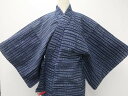 【IDnet】【着物】 浴衣 男物 男 コーマ地 幾何学文 身丈約143.5cm 裄丈約67cm r7z06-553【リサイクル】【中古】
