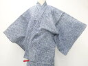 【IDnet】【着物】 浴衣 男物 男 昭和レトロ 絞り 身丈約148.5cm 裄丈約63.5cm r7z06-554【リサイクル】【中古】