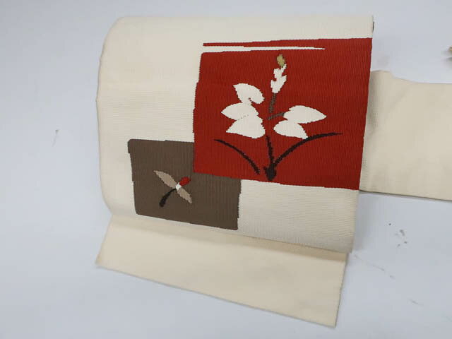 Rakuten - 最大88%OFF【中古】 リサイクル着物 九寸名古屋帯 太鼓柄 金糸 花文 25b06-959[仕立て上がり 和服 アウトレット リサイクル着物 カジュアル カジュアル帯 リサイクル帯 着付け教室 観劇 普段着 お食事会 お出掛け きもの] IDnet