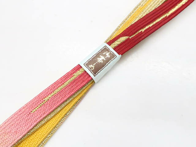 樂天商城 - 【中古】 和装小物 帯締め 高麗組 金糸 帯締 25w06-7486【リサイクル】IDnet