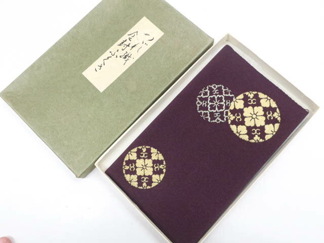 Other - 【中古】 和装小物 綴れ織り 金封ふくさ 金糸 箱入り 25w06-7697【リサイクル】IDnet