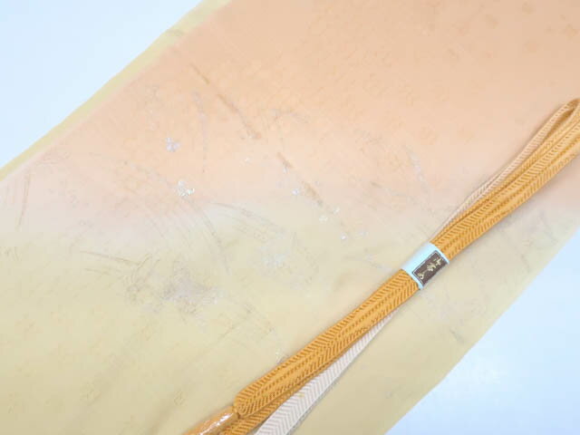 【中古】 和装小物 帯締め 帯揚げ セット 帯締 帯揚 暈し 平組 25w06-7953【リサイクル】 IDnet