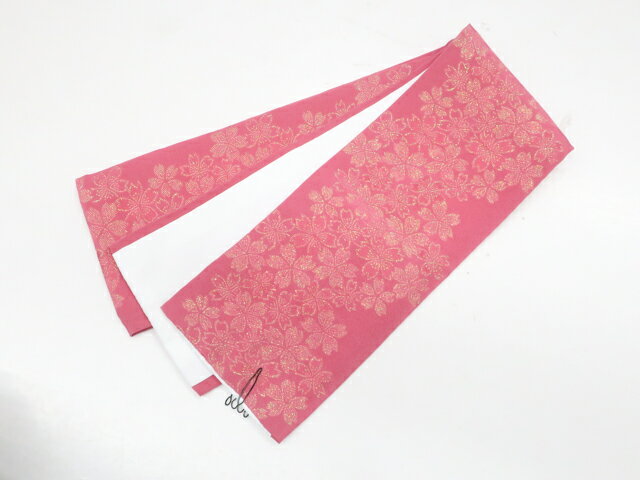 【中古】和装小物 重ね衿 縫い取り 桜文 25w07-8233【リサイクル】 IDnet