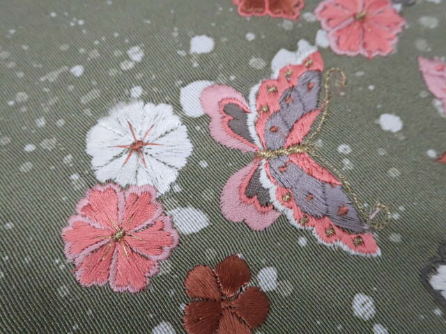 【中古】リサイクル着物 和装小物 半衿 未使用品 刺繍衿 25w07-8661【リサイクル】 IDnet