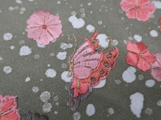 【中古】リサイクル着物 和装小物 半衿 未使用品 刺繍衿 25w07-8661【リサイクル】 IDnet