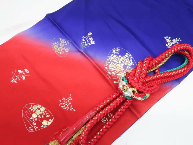 【中古】リサイクル着物 帯揚げ帯締めセット 振袖用 丸組 金糸 金彩 飾り付 帯締 帯揚 25w07-9435【リサイクル】 IDnet