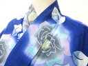 【中古】リサイクル着物 浴衣 薔薇文 身丈約162.5cm 裄丈約68.5cm 25z08-4555【リサイクル】 IDnet