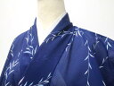 【中古】リサイクル着物 小紋 夏物 夏 葉 身丈約158cm 裄丈約64cm 正絹 25z08-4711【リサイクル】 IDnet