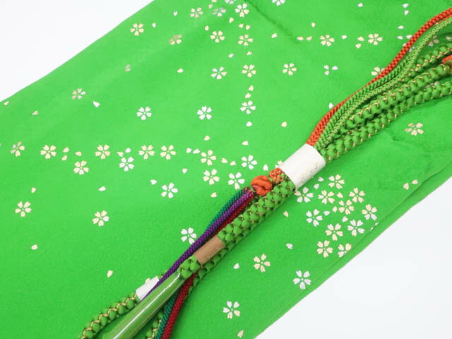 ビッグセール最大80%OFF【中古】 和装小物 帯締め帯揚げセット 振袖用 丸組 金糸 帯締 帯揚 25w09-10918【リサイクル】 IDnet