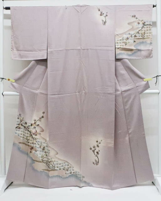 樂天商城 - 【中古】リサイクル着物 付下げ 刺繍 鳥 正絹 身丈161cm 裄丈63.5cm 25z09-5397[リサイクル着物 入学式 卒業式 結婚式 母 七五三 お宮参り パーティー 通販 アイディーネット きもの]IDnet