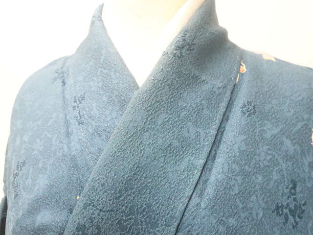 樂天商城 - 【中古】リサイクル着物 小紋 人物 正絹 身丈約159.5cm 裄丈62cm 25z10-5571[リサイクル着物 着付け教室 お茶 カジュアル 初詣 袴 お出掛け 街着 観劇 普段着 お食事会 通販 アイディーネット きもの] IDnet
