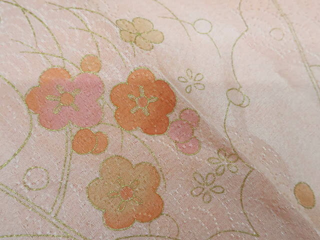 アイディーネットの【中古】 和装小物 帯締め 帯揚げ セット 帯締 帯揚 金彩 花 高麗組 金糸 25w10-12296【リサイクル】 IDnet｜アングル3