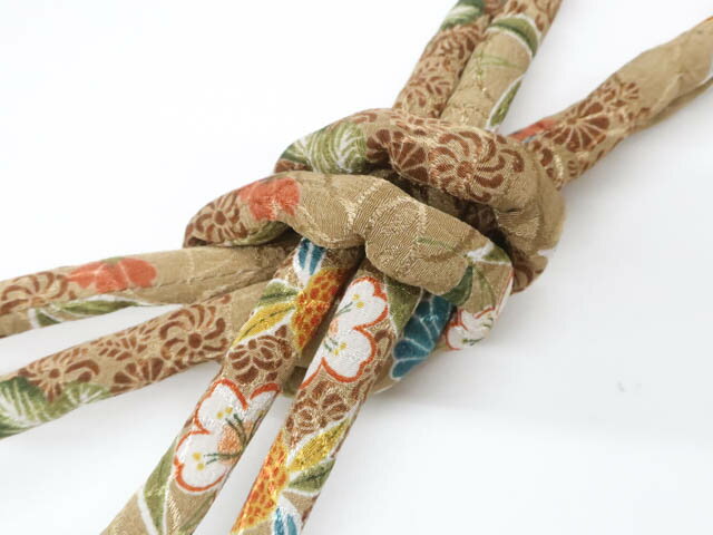 【中古】リサイクル着物 和装小物 帯締め 帯締 丸ぐけ 花 25w10-12412【リサイクル】 IDnet