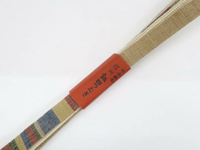 【中古】 和装小物 未使用 帯締め 帯締 平組 信州飯田紬 r7w10-1760【リサイクル】 IDnet