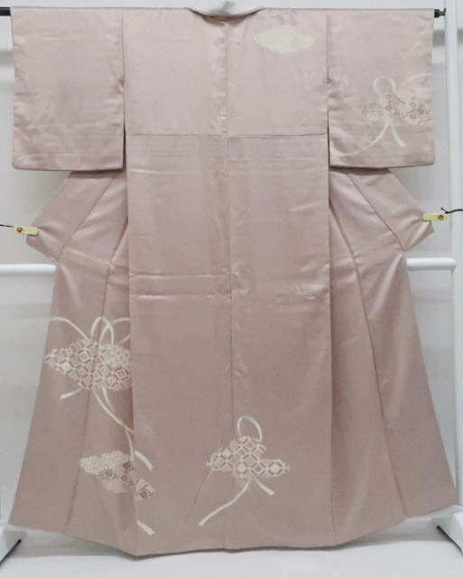 最大80%OFF【中古】リサイクル着物 訪問着 金彩 正絹 身丈約160.5cm 裄丈64cm 25z10-5740[リサイクル着物 入学式 卒業式 結婚式 母 七五三 お宮参り パーティー きもの]IDnet