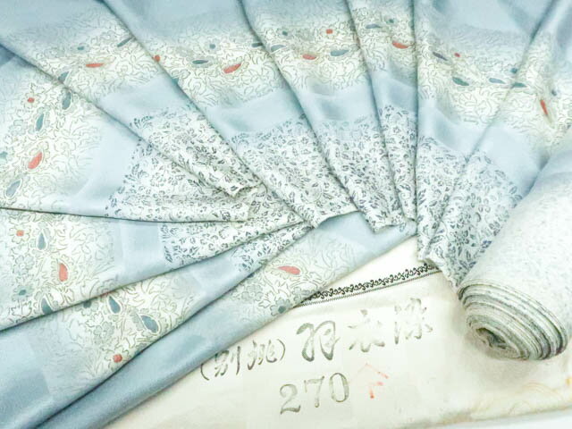 【中古】リサイクル着物 京小紋 羽衣染 着尺 反物 12m 正絹 r7w10-1815[リサイクル着物 着付け教室 お茶 カジュアル 初詣 袴 お出掛け 街着 観劇 普段着 お食事会 通販 アイディーネット] IDnet