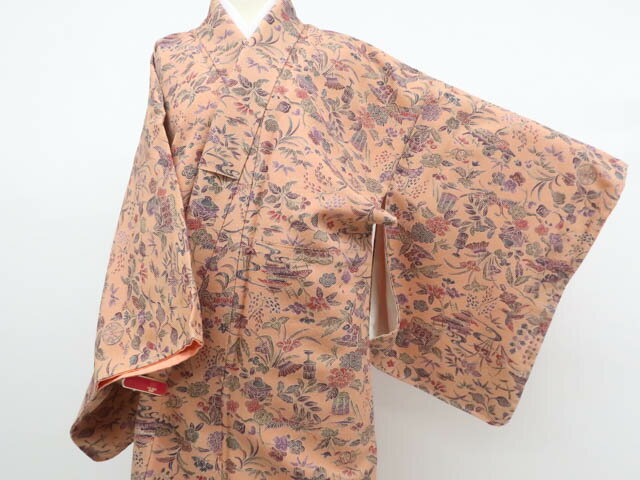 最大88%OFF【中古】リサイクル着物 小紋 茶屋辻 正絹 着物 美品 身丈約165cm 裄丈約65.5cm 25z10-5960[リサイクル着物 着付け教室 お茶 カジュアル 初詣 袴 お出掛け 街着 観劇 普段着 お食事会 きもの] IDnet