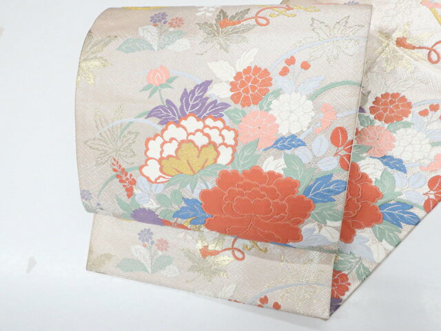 樂天商城 - 【中古】袋帯 六通柄 花車 金糸 正絹 25b10-1975【フォーマル リサイクル帯 入学式 卒業式 結婚式 母 七五三 お宮参り パーティー 通販 アイディーネット きもの】 IDnet