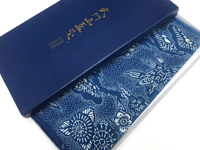 【中古】和装小物 和雑貨 テーブルセンター 正藍染 箱入 美品 25w11-13719【リサイクル】 IDnet