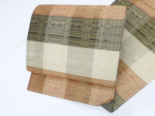 【中古】袋帯 六通柄 金糸 正絹 25b11-2267【リサイクル】 IDnet