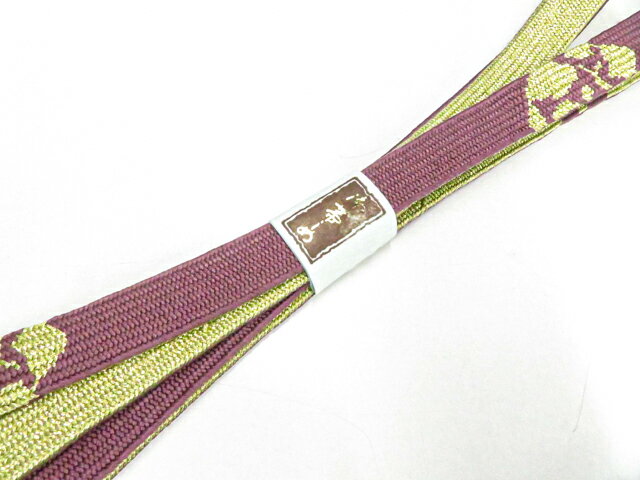 楽天スーパーセール最大80%OFF【中古】和装小物 帯締め 高麗組 美品 帯締 26w01-82【リ