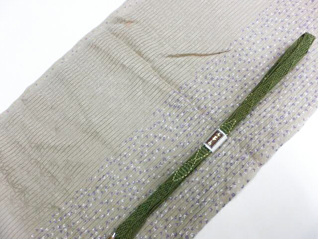 楽天スーパーセール最大80%OFF【中古】和装小物 帯締め 帯揚げ セット 夏物 夏 平組 帯締 帯揚 26w01-157【リサイクル】 IDnet