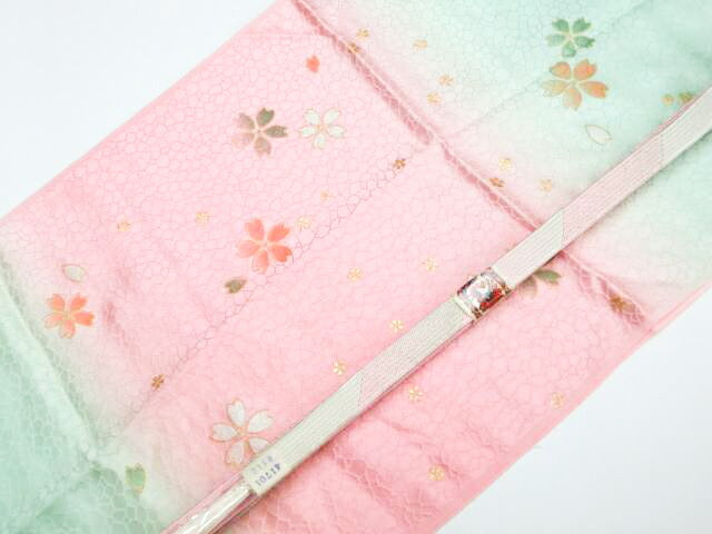 【中古】和装小物 帯締め 帯揚げ セット 暈し 高麗組 金糸 美品 帯締 帯揚 26w01-183【リサイクル】 IDnet