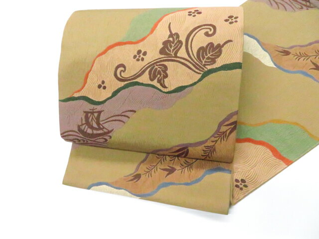 最大80%OFF【中古】袋帯 六通柄 正絹 美品 26b01-43【リサイクル】 IDnet idnet821-11561533 アイディーネット パッケージ画像