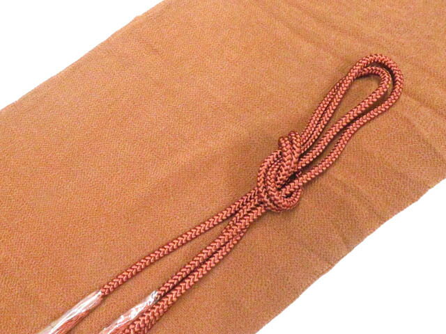 【中古】和装小物 帯締め帯揚げセット 丸組 ちりめん 美品 帯締 帯揚 26w01-257【リサイクル】 IDnet