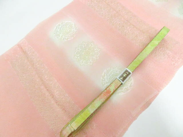 Rakuten - 最大88%OFF【中古】和装小物 帯締め帯揚げセット 平組 丹後ちりめん 縫取 ぼかし 美品 帯締 帯揚 26w01-290【リサイクル】 IDnet