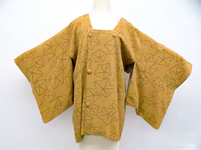 Coat - 【中古】リサイクル着物 道行コート 正絹 着物 身丈約80cm 裄丈61.5cm 26z01-261【リサイクル】 IDnet
