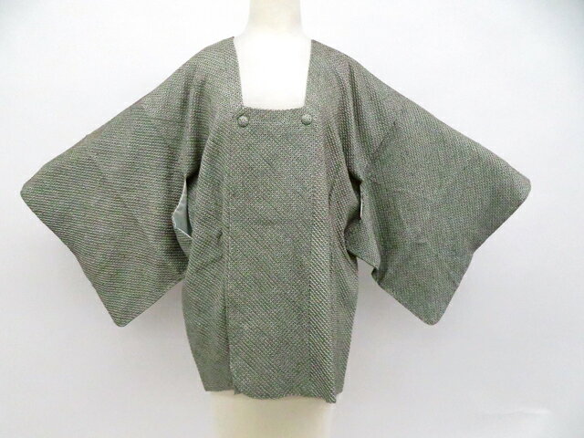 Coat - 【中古】リサイクル着物 道行コート 総絞り 正絹 着物 美品 身丈約76cm 裄丈62cm 26z01-264【リサイクル】 IDnet