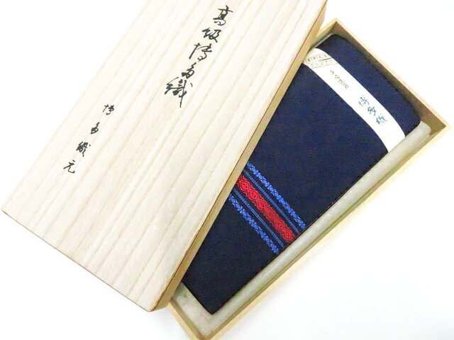 Other - 【中古】和装小物 和雑貨 未使用 札入れ 本場筑前博多織 木箱入 26w01-512【リサイクル】 IDnet