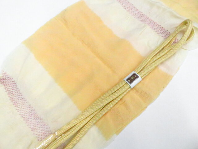 樂天商城 - 【中古】和装小物 帯揚げ帯締めセット 帯揚 帯締 絞り 角組 美品 26w01-653【リサイクル】 IDnet