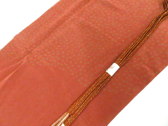 樂天商城 - 【中古】和装小物 帯締め帯揚げセット 帯締 帯揚 平組 金糸 美品 26w01-745【リサイクル】 IDnet