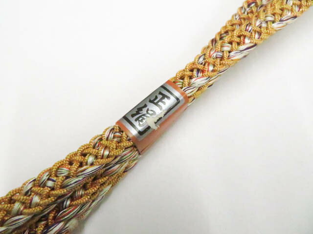 【中古】和装小物 帯締め 帯締 未使用 平組 美品 26w01-919【リサイクル】 IDnet