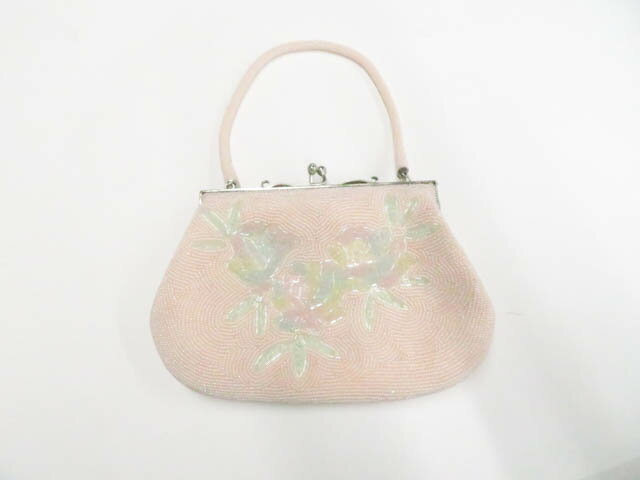 【中古】和装小物 ビーズバッグ 花 26w01-982【リサイクル】 IDnet